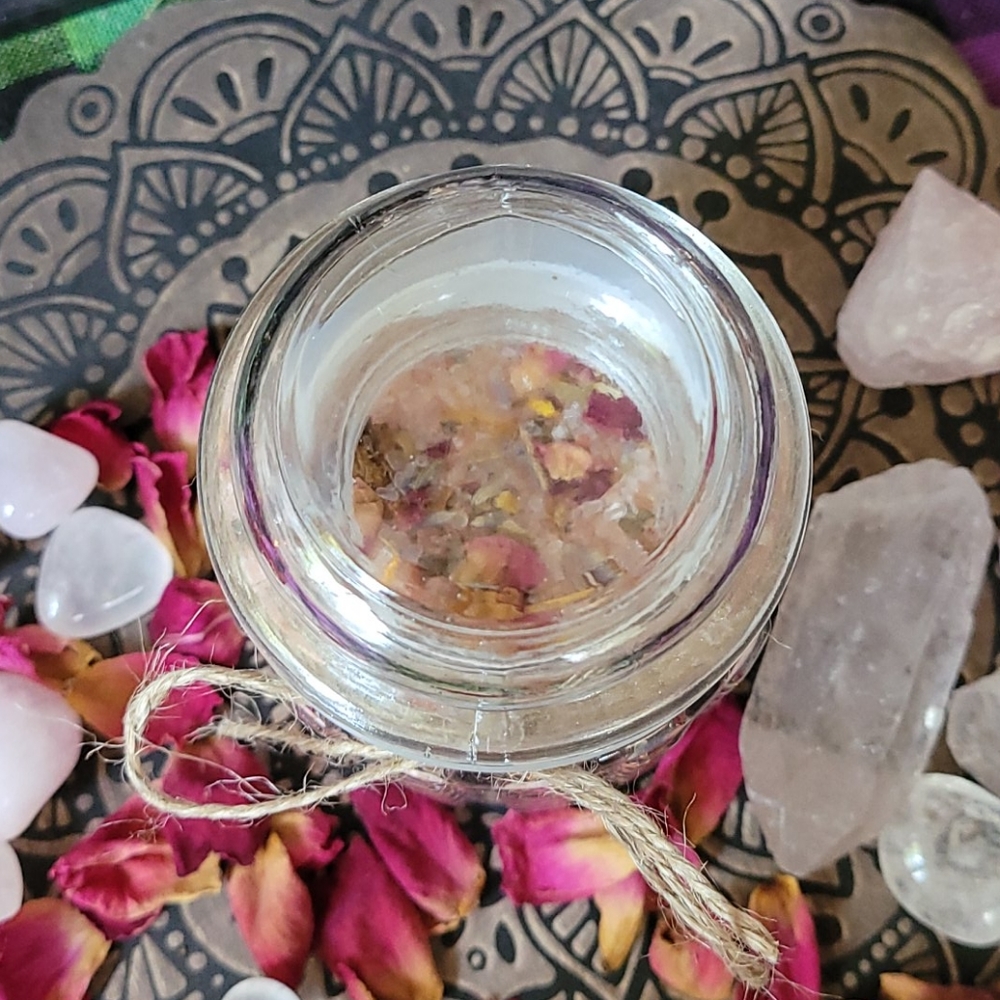 Bath salts rose quartz